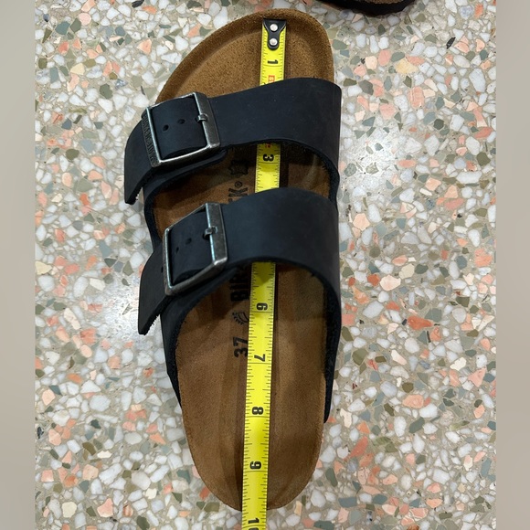 Birkenstock Arizona Black Oiled Nubuck Leather 37 / 6.5 - Picture 10 of 12